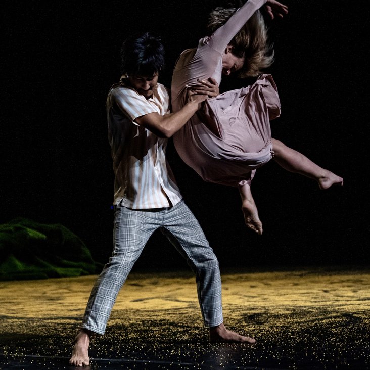 Compagnie Virginie Brunelle performing Les Corps Avalés