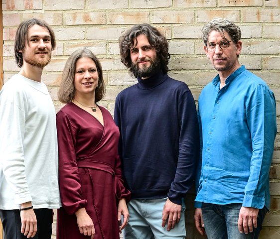 Die vier Musiker:innen des Soundrise Quartet