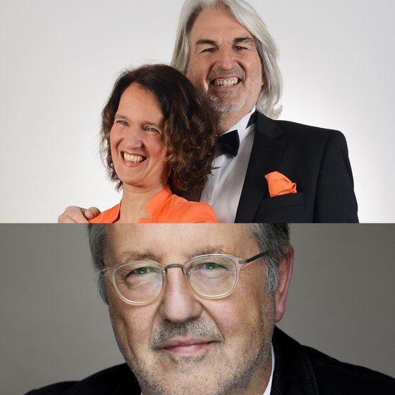 Eine Collage aus Portraits von allen drei Künstler:innen.