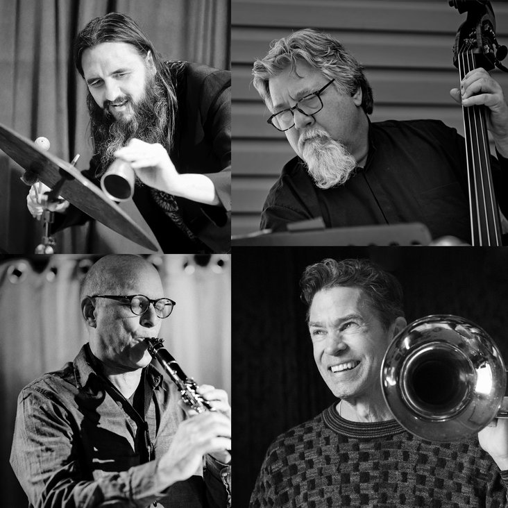 Collage Hertenstein Trio und Ray Anderson