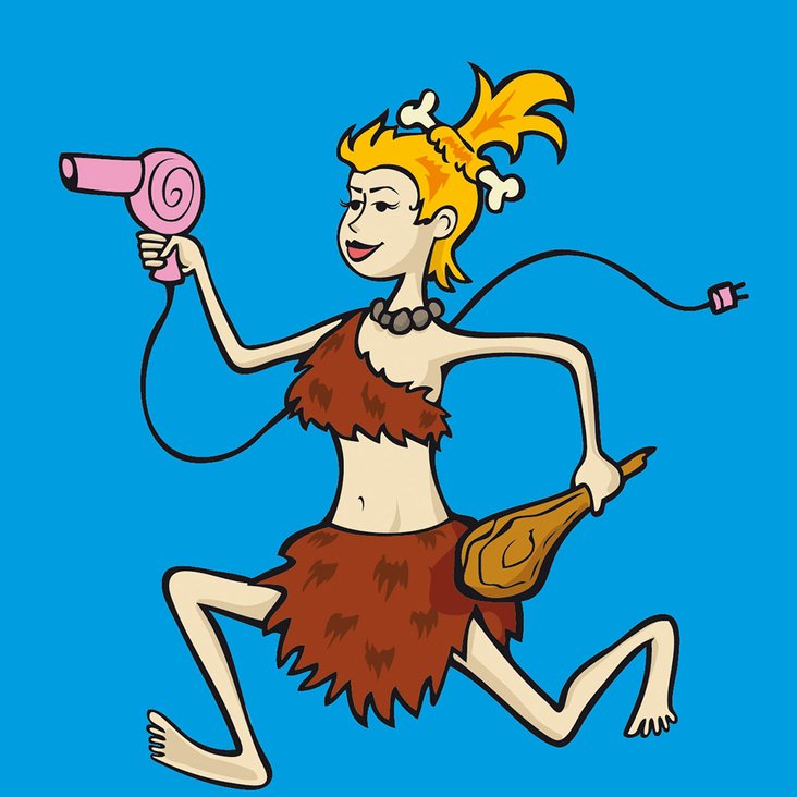 Plakatmotiv Cavewoman