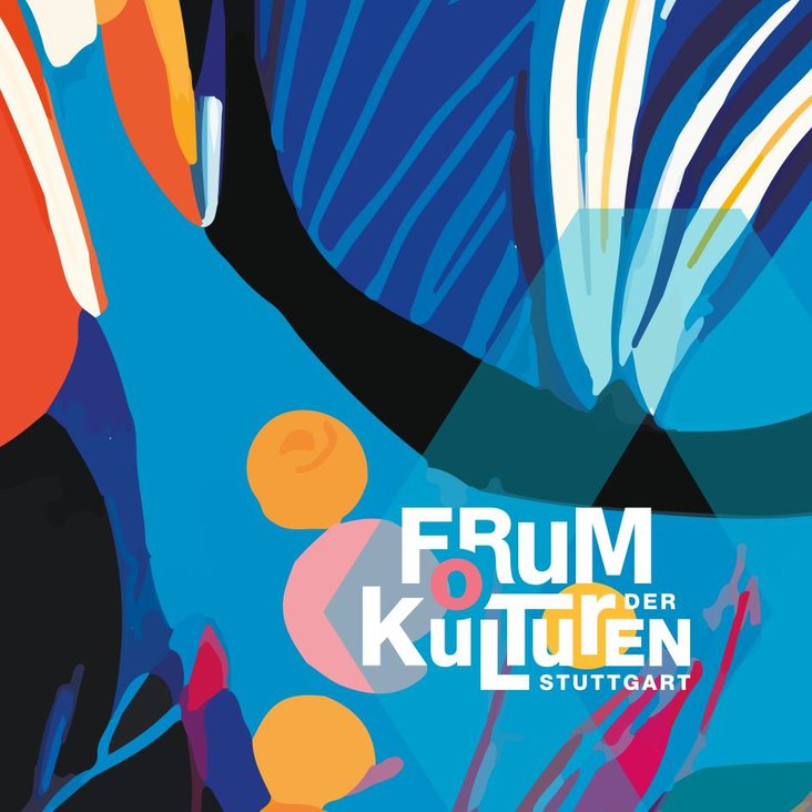 Schrift auf grafischem Hintergrund