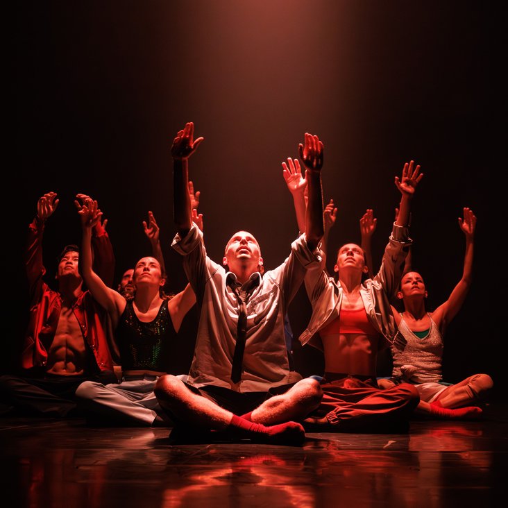 Tänzer:innen von Gauthier Dance in Contemporary Dance 2.0 von Hofesh Shechter
