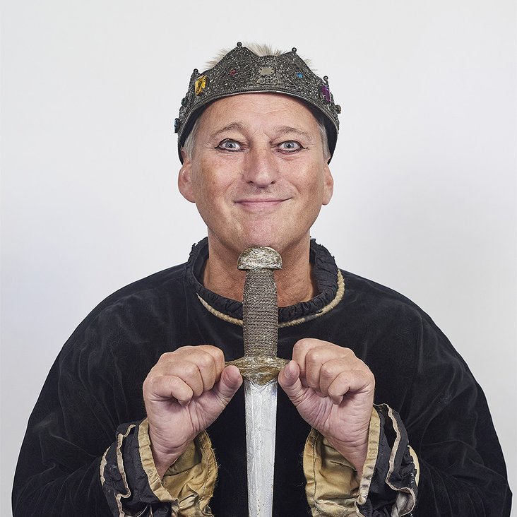 Bernd Lafranz als Shakespeare's König Richard III.