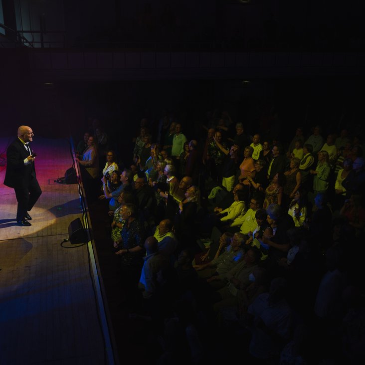 Das Ensemble von "The Billy Joel Songbook" live auf der Bühne