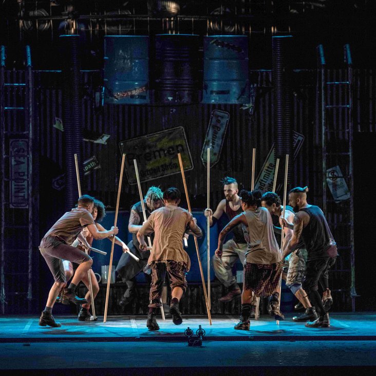 Szene aus "Stomp"
