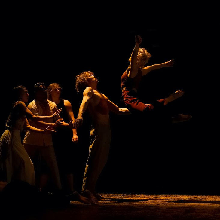 Compagnie Virginie Brunelle performing Les Corps Avalés