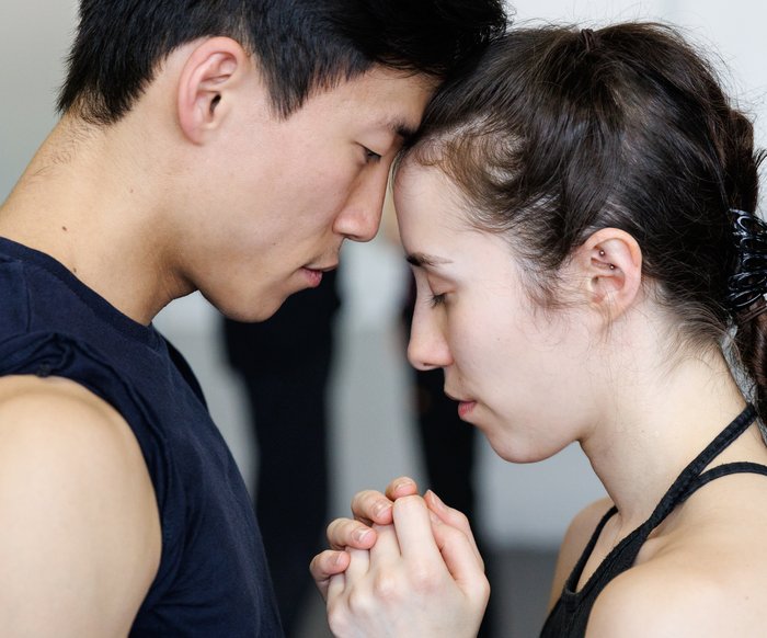Shori Yamato & Sidney Elizabeth Turtschi in "Turning of Bones"