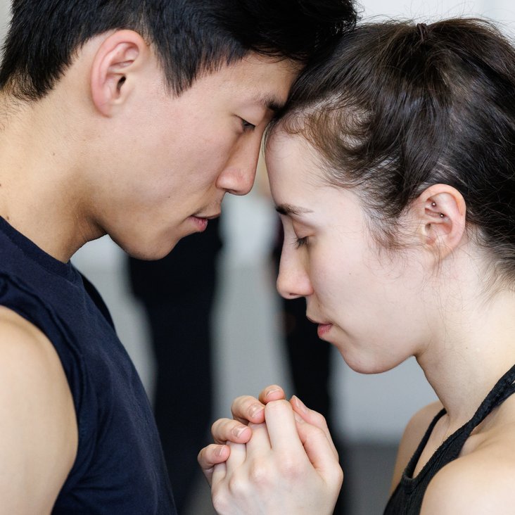 Shori Yamato & Sidney Elizabeth Turtschi in "Turning of Bones"
