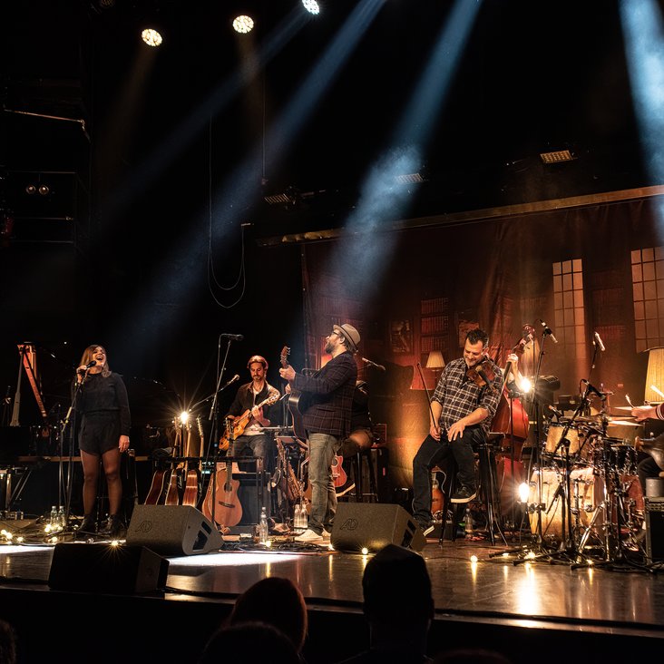Bühnenaufnahme von Gregor Meyle & Band