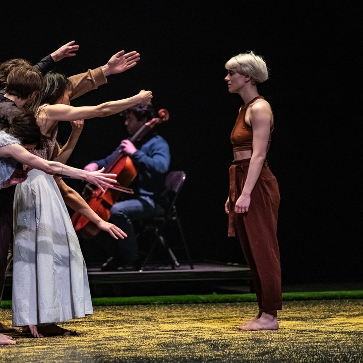 Compagnie Virginie Brunelle performing Les Corps Avalés