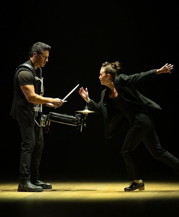 Dancers performing The Center Will Not Hold