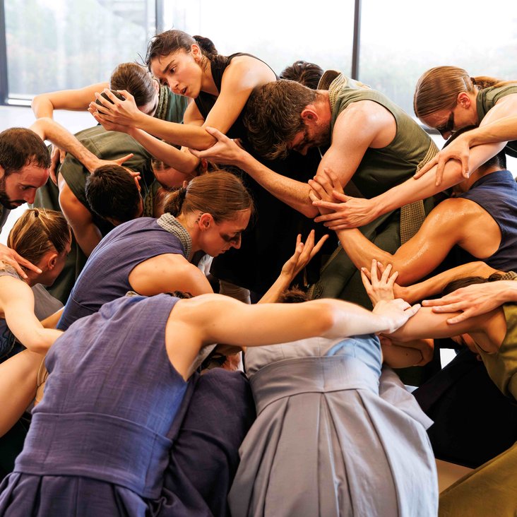 Gauthier Dance bei den Proben zu Akram Khan's "Turning of Bones" in Orsolina