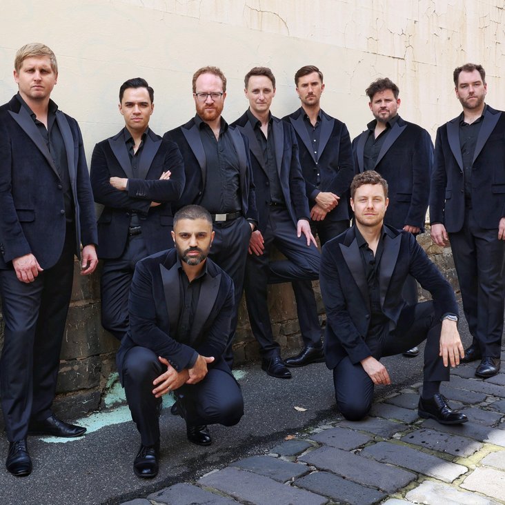 Gruppenfoto von "The Ten Tenors"