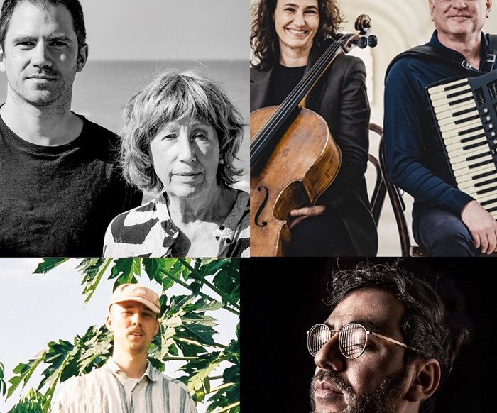 Collage von verschiedenen Jazz Künstler:innehn