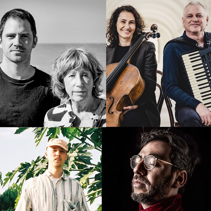 Collage von verschiedenen Jazz Künstler:innehn