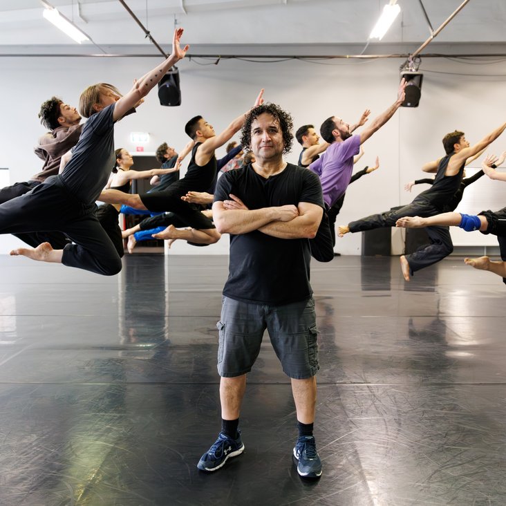 Gauthier Dance bei den Proben mit Barak Marshall