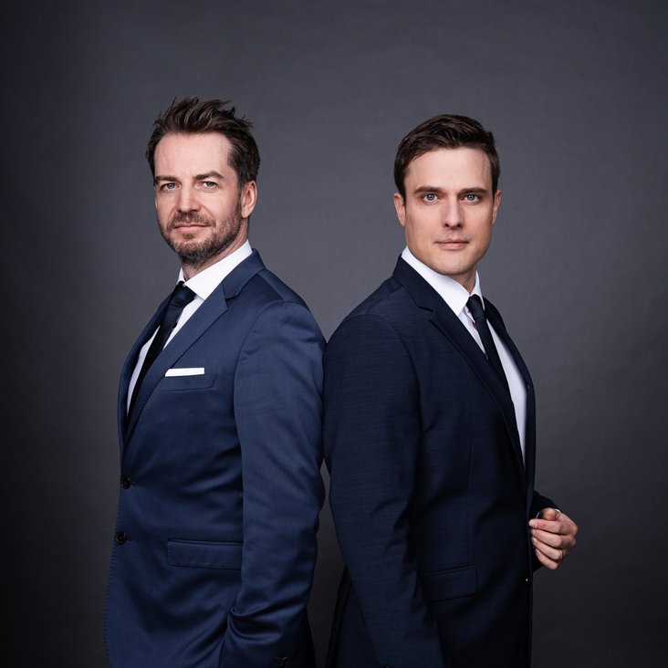 Alexander Stevens und Constantin Schreiber