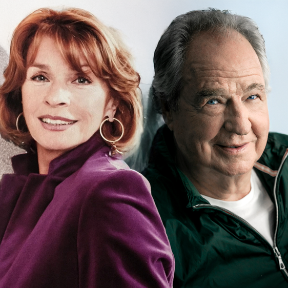 Portraitfotos von Senta Berger und Friedrich von Thun
