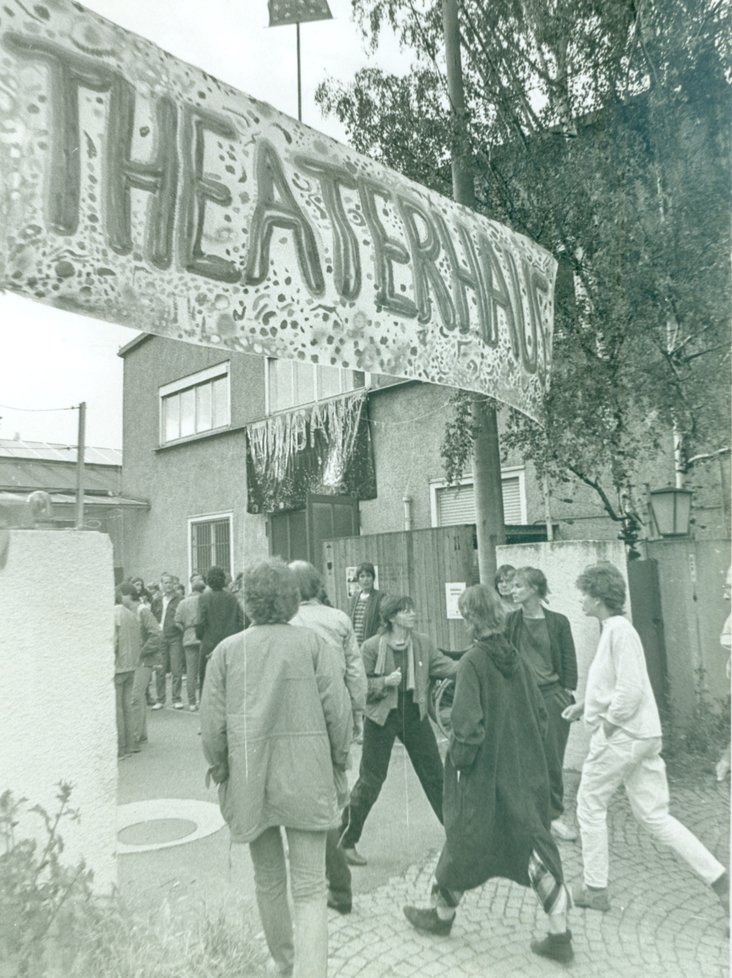 Theaterhaus-Eingang in der Ulmer Straße 241 in Stuttgart-Wangen