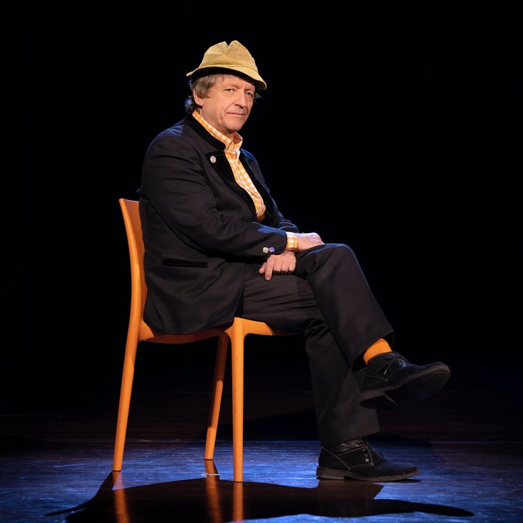 Erwin Pelzig auf der Bühne